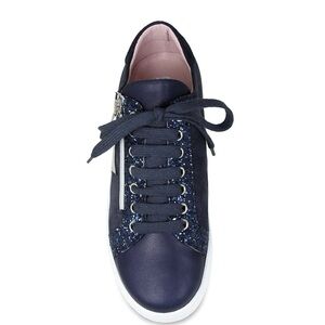 Elegant Navy Women's Platform Sneakers